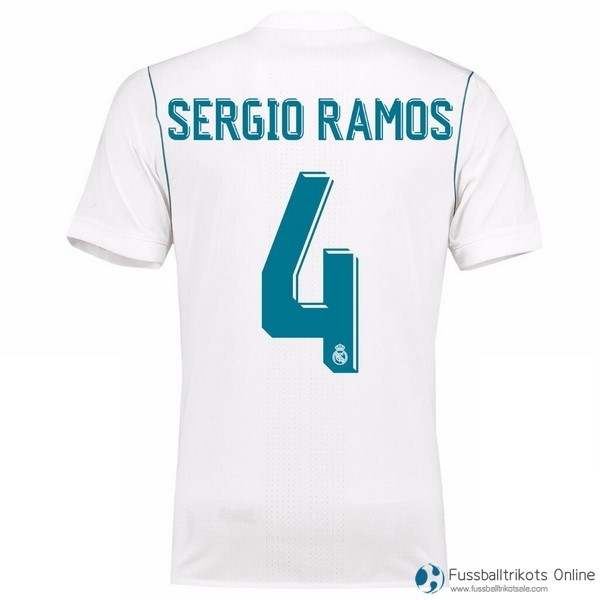 Real Madrid Trikot Heim Sergio Ramos 2017-18 Fussballtrikots Günstig